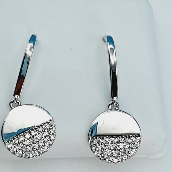 "925 Sterling Silver CZ Beautiful Earrings for Women, 1USPAR4252 - Picture 3 of 11